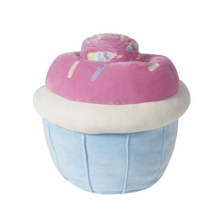 Mainstays Kids Cupcake Decor Pillow & Throw Combo
