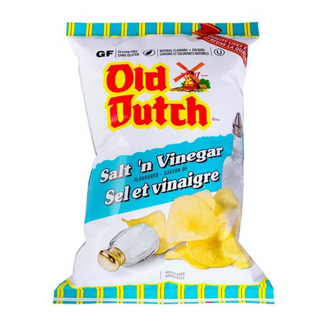 Old Dutch Salt'n Vinegar, Gluten Free Potato Chips - Walmart.ca