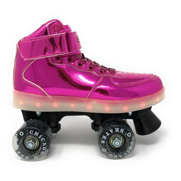 Chicago Skates Pulse LED Light Up Rollerskates, Pink