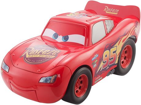 Disney/Pixar Cars 3 Funny Talkers Lightning McQueen Vehicle | Walmart ...