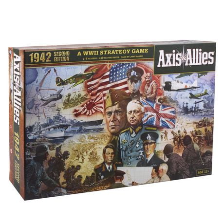 Avalon Hill Axis & Allies 1942 Second Edition WWII Strategy Board Game ...