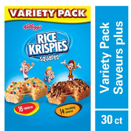 Kellogg's Rice Krispies Square Bars, Variety Pack, 30 Count, 702g ...