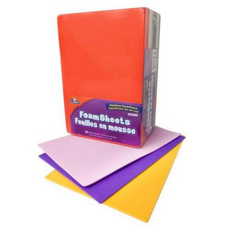 Rainbow Assorted Foam Sheets | Walmart Canada