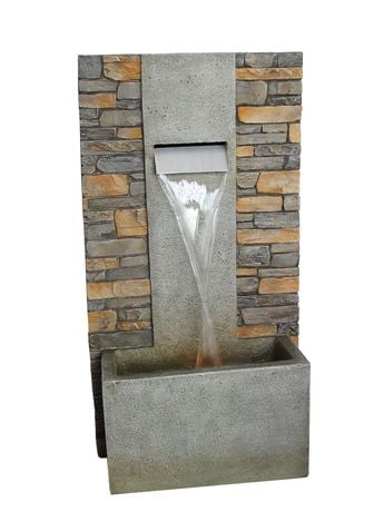 Henryka Outdoor Fountain With Led Lights Canada Henryka Outdoor Fountain With Led Lights
