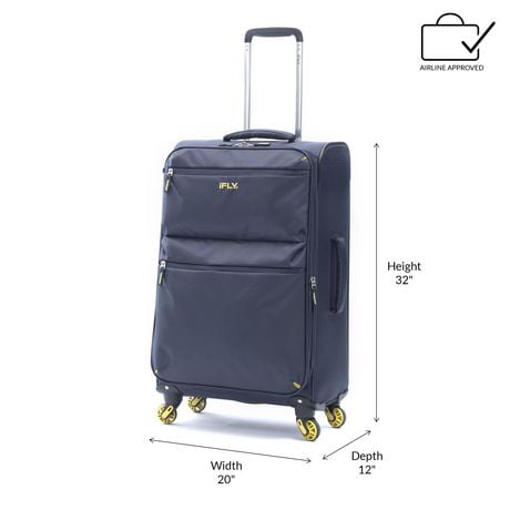 iFLY Soft Sided Luggage EZ Glider, 30