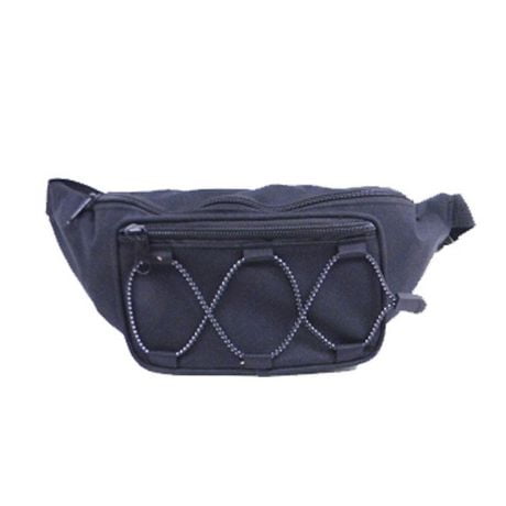 Aero Leather Waist Bag with Bungee