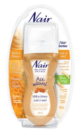 Nair Au Naturel Milk Honey Roll On Wax 100g Walmart Canada