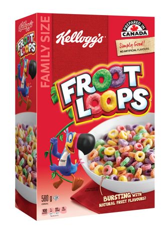 Kellogg's Froot Loops Cereal 580g, Family Size | Walmart Canada