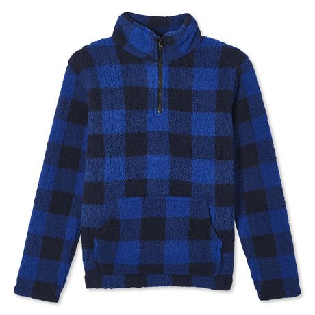 George Boys' Half-Zip Sherpa Pullover | Walmart Canada