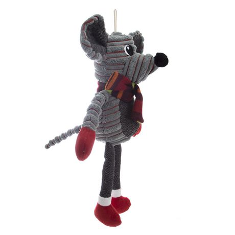 Holiday Time Squeaky Stuffed Dog Toy - Mouse | Walmart Canada