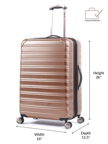 ifly rose gold suitcase