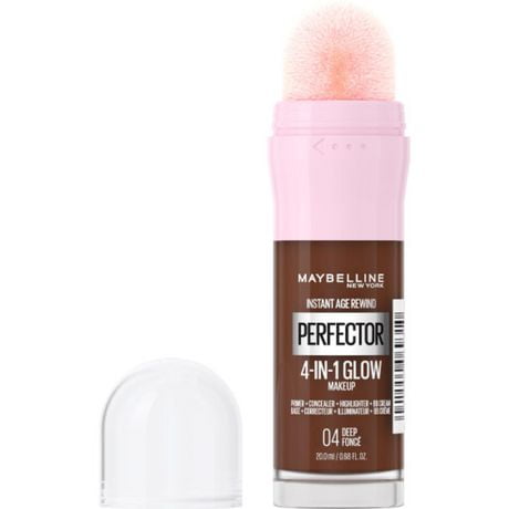 Maybelline New York Instant Age Rewind® - Face Makeup Instant Perfector 4-In-1 Glow Makeup, Medium-Deep Warm, 4-in-1 makeup for a perfected glow look.