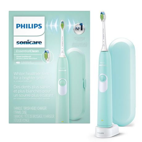 Philips Sonicare EssentialClean, Brosse à dents électrique rechargeable, Menthe, HX6231/69