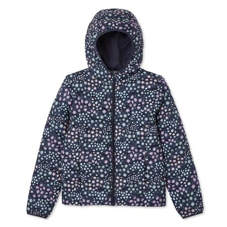 George Girls' Puffer Jacket, Sizes XS-XL