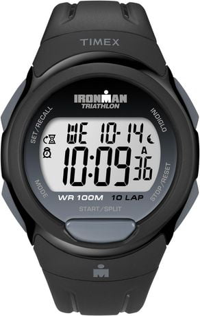ironman essential 43mm resin strap watch