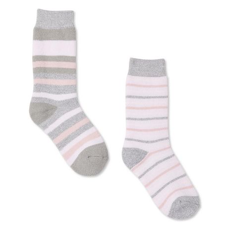 Athletic Works Girls' Thermal Socks 2-Pack | Walmart Canada