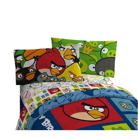 Angry Birds Application Game Twin-Single Bed Comforter 