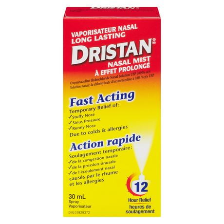 Dristan Long Lasting Nasal Mist Spray, 30mL Spray