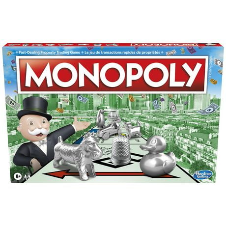 Monopoly, Classic Family Board Game, Ages 8 and up