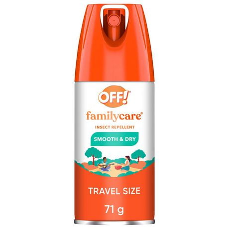 OFF! Aérosol chasse-moustiques protection familiale avec formule en poudre, jusqu’à 5 heures de protection, 71 g 71 g