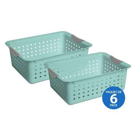 sterilite basket ultra medium pk aqua