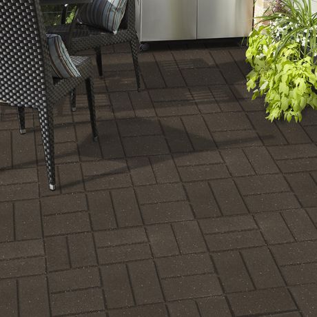 Ev Recycled Patio Paver Canada, Envirotile Rubber Pavers Canada