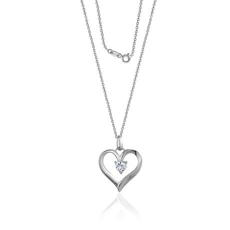 Luxury Designs Sterling Silver Love necklace