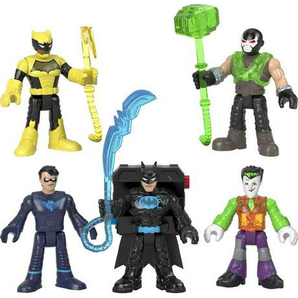 Fisher-Price Coffret Bat-Tech Imaginext DC Super Friends de Fisher-Price, coffret de 5 figurines articulées