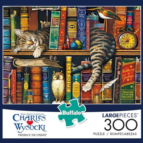Buffalo Games Le puzzle Charles Wysocki Frederick the Literate en 300 pièces