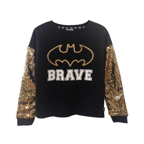 NEW FROM BATMAN AUTHENTIC Hoodie Sweater Girls XL ,M 14//16 7//8