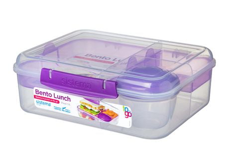 Sistema To Go Collection Bento Box and Food Storage Container, 6.9 Cup ...