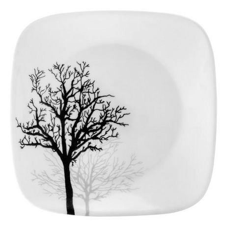 Corelle® Timber Shadows Bread Plate, 6.5" square app plate