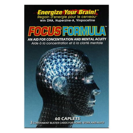 Nu-Life Focus Formula, Focus Formula 60 Caplets