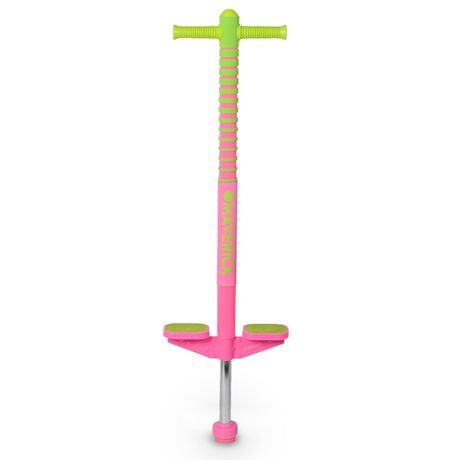 Flybar Foam Maverick Pogo Stick for Kids Age 5 & Up, Supports 40 to 80 Lbs, Pink/Green 2.0