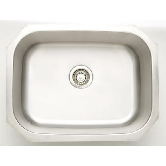 American Imaginations 24.75-in. W CSA Approved Chrome Laundry Sink With 1 Bowl And 18 Gauge AI-27611