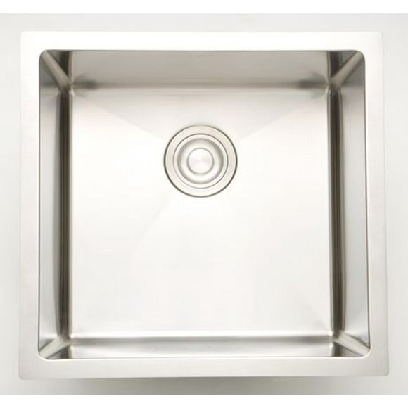 American Imaginations 20-in. W CSA Approved Chrome Laundry Sink With 1 Bowl And 18 Gauge AI-27663