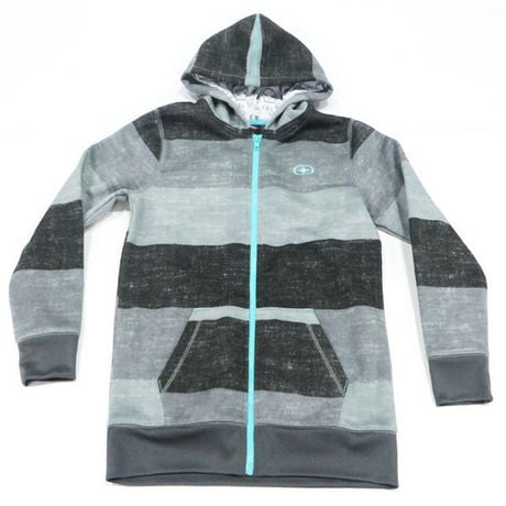 no fear knitted fleece hoody mens