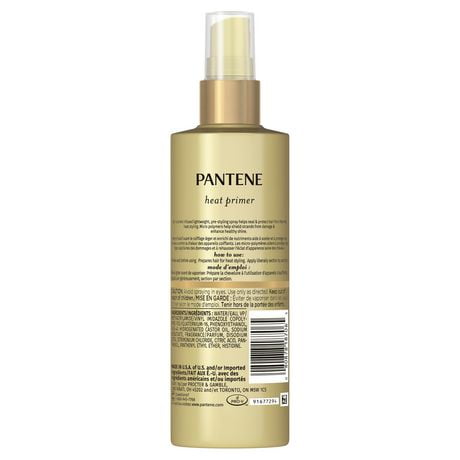 Pantene Pro-V Nutrient Boost Heat Primer Thermal Heat Protection Pre ...