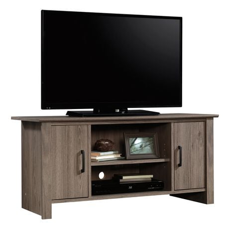 Sauder Tv Stand Rustic Oak Finish 423658 Walmart Canada