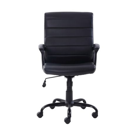 mainstays bonded leather managers chair