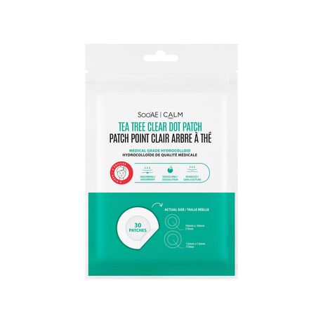 Soo'AE Tea Tree Clear Dot Patch, Per sachet : 30 patches - Walmart