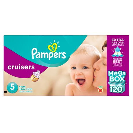 walmart pampers size 5 cruisers