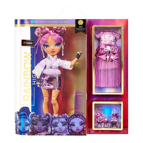 Rainbow High Lila Yamamoto- Mauve Purple Fashion Doll | Walmart Canada