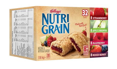 Kellogg's Nutri-Grain Assorted Cereal Bars, 32 Count | Walmart Canada