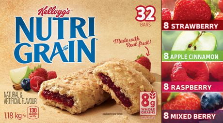 bars nutri grain count variety pack walmart kellogg hastycart