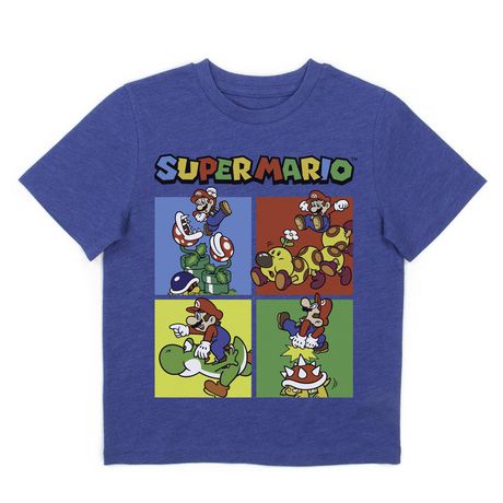 Super Mario Boy's Toddler Short Sleeve T-Shirt - Walmart.ca