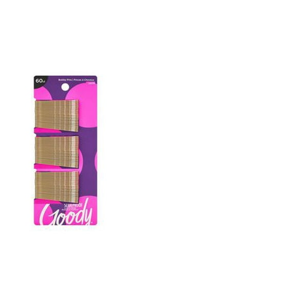 GOODY BOBBY PINS 60ct BLOND, BLOND BOBBY PINS