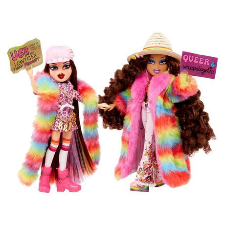 Bratz® x JimmyPaul Special Edition 2 Pack LGBTQ+ Fashion Dolls, Roxxi™ and Nevra™