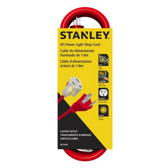 Stanley 6' Power Cord (1,83 m) Cordon d'alimentation 6
