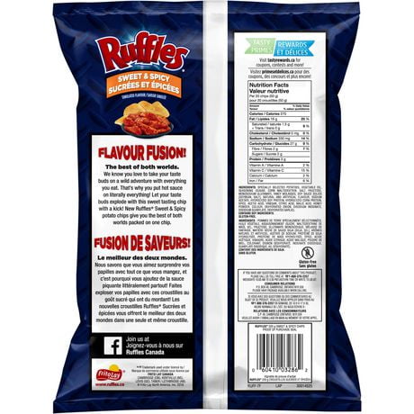 Ruffles Sweet & Spicy Potato Chips | Walmart Canada